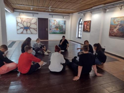 Studenti výtvarné výchovy zahájili výuku v galerii (10)