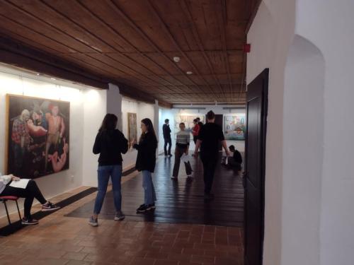 Studenti výtvarné výchovy zahájili výuku v galerii (12)