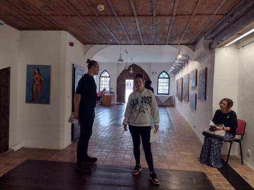 Studenti výtvarné výchovy zahájili výuku v galerii (13)