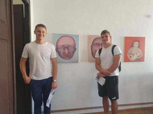 Studenti výtvarné výchovy zahájili výuku v galerii (14)