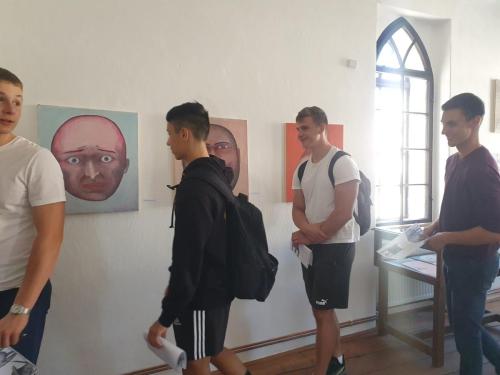 Studenti výtvarné výchovy zahájili výuku v galerii (15)