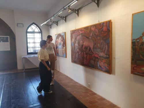 Studenti výtvarné výchovy zahájili výuku v galerii (17)