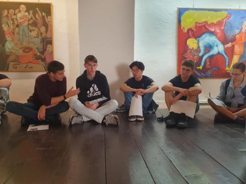 Studenti výtvarné výchovy zahájili výuku v galerii (18)