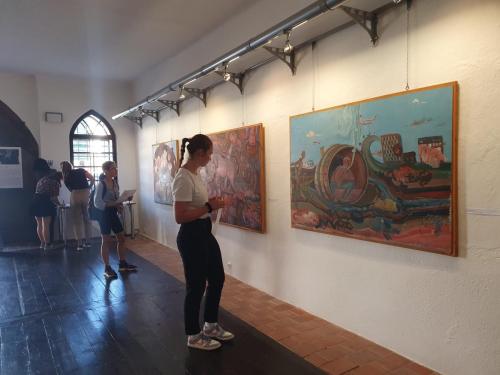 Studenti výtvarné výchovy zahájili výuku v galerii (6)