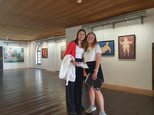 Studenti výtvarné výchovy zahájili výuku v galerii (7)