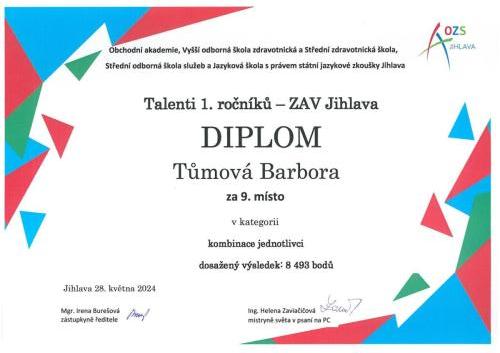 Talenti 1. ročníků (18)